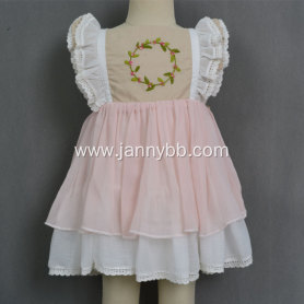 Wholesale pink WDW remake girls baby dresses